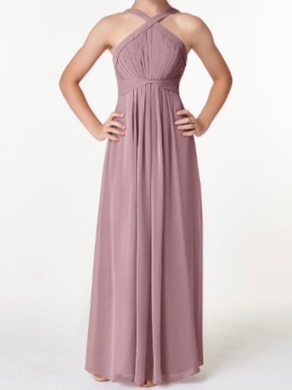 Azazie Athena Dress Small dusty rose